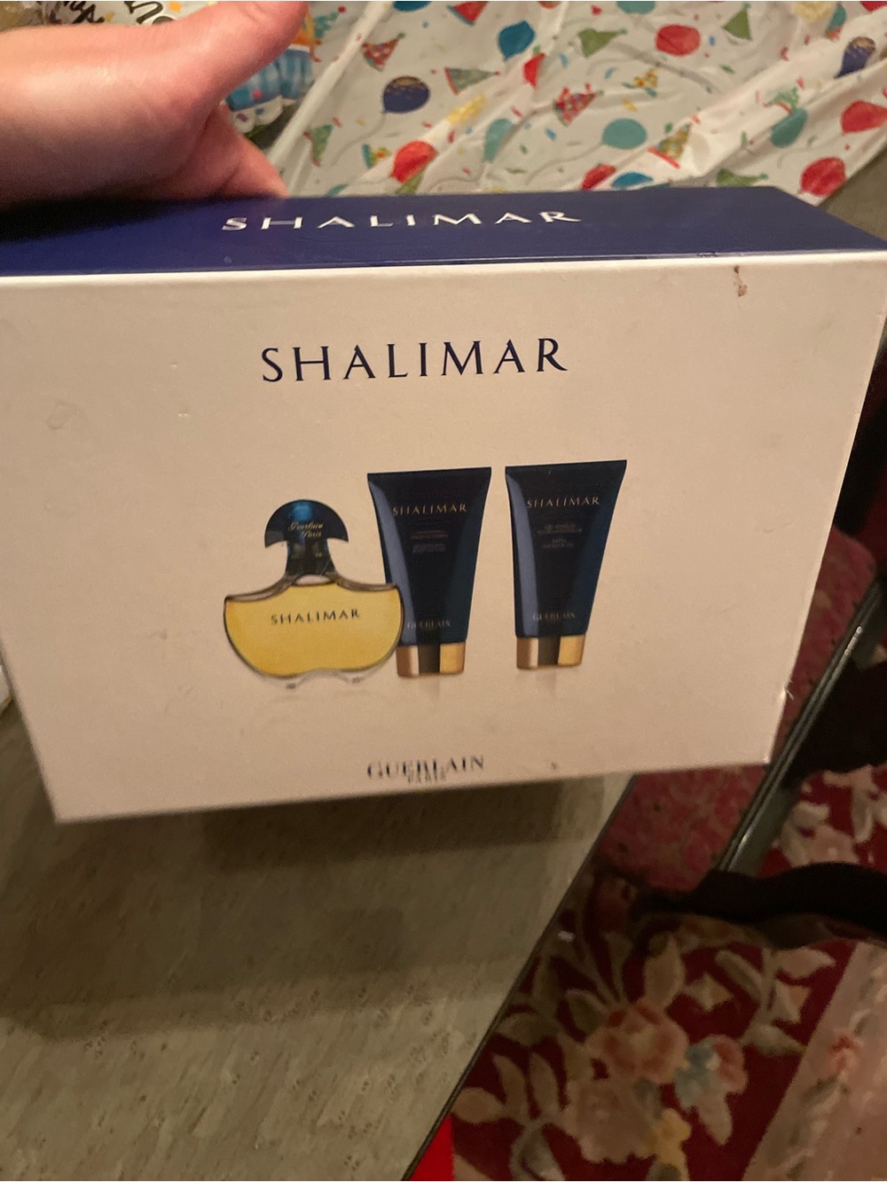 Authentic Guerlain Shalimar empty gift set storage box